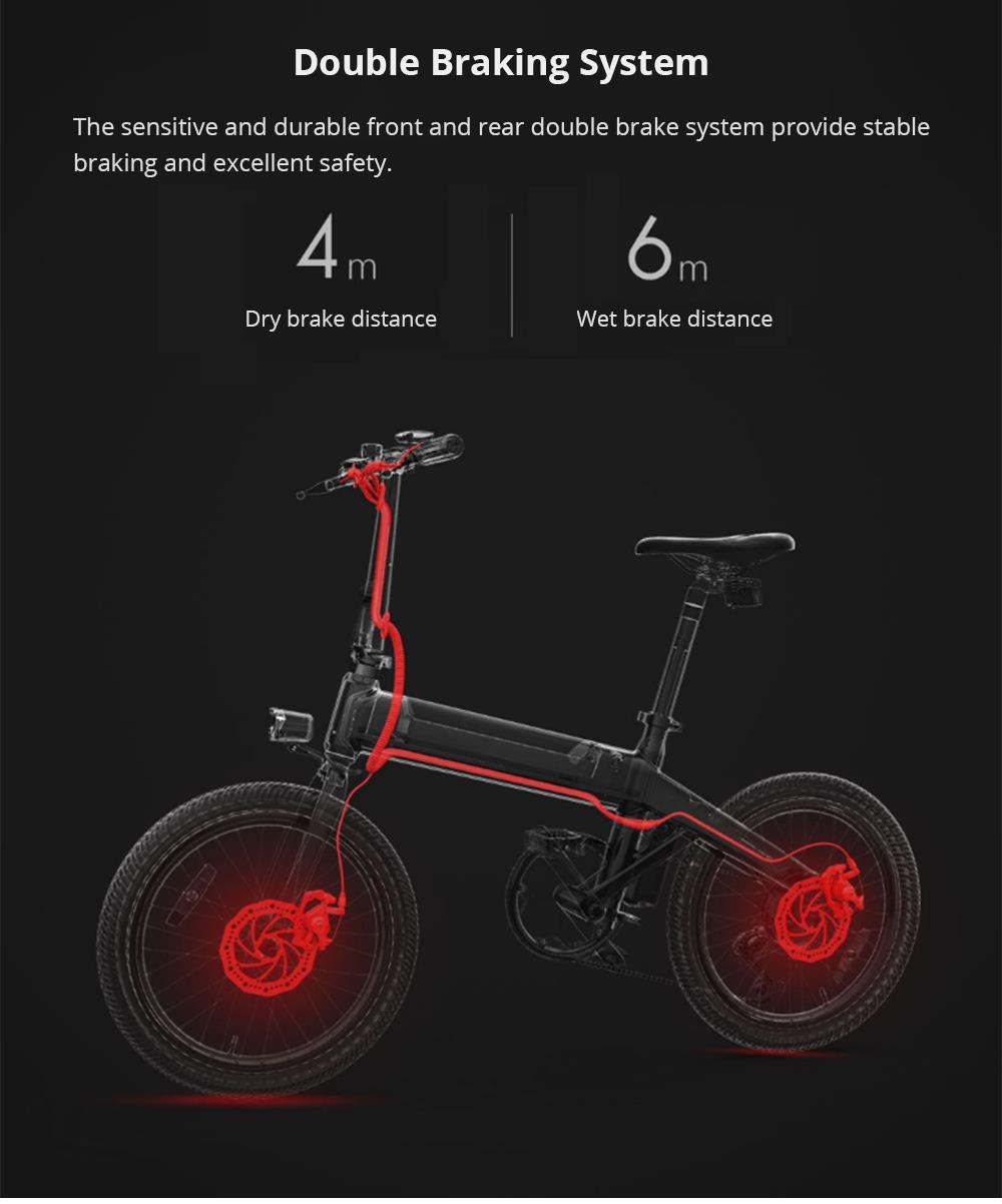 Xiaomi HIMO C20 250W Electric Bike for Adult 10AH Electric Ebike Electric Bicycle load 100kg für pendeln