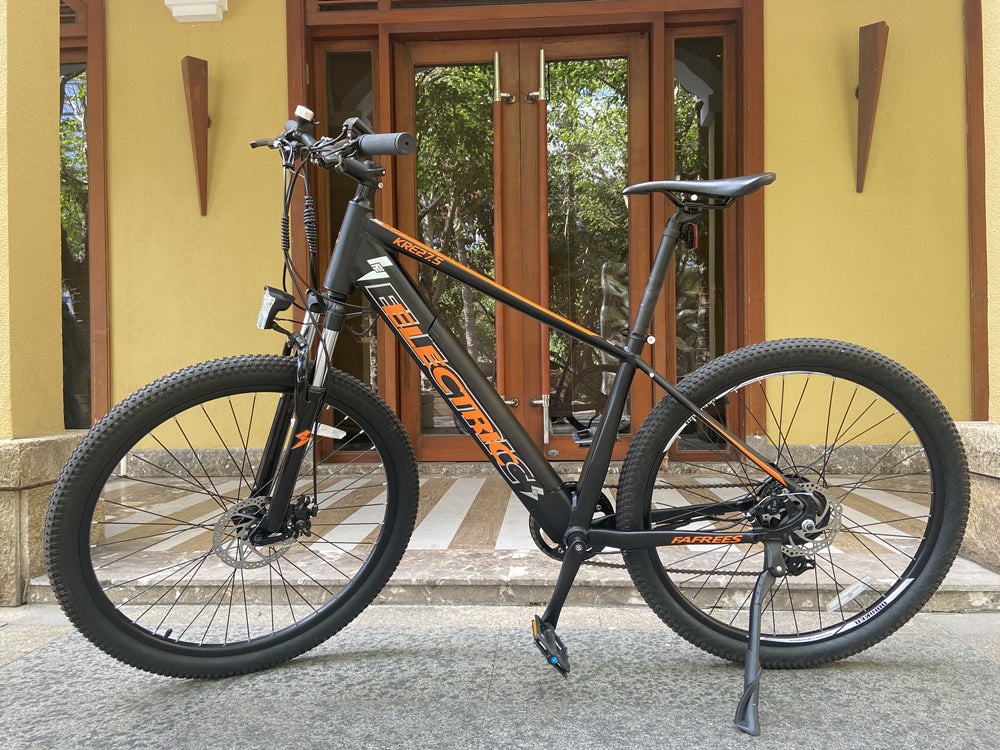 FAFREES 27.5 Inch Adult Electric Bicycle, Electric Mountain Bike with 250W Motor, Top Speed 25km / h
