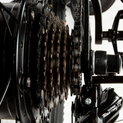 Samebike SH26 Electric bike 26 ", Motor 250W, 36V 8Ah, Range 30-50km, 7 Speed, Disc brake - Black