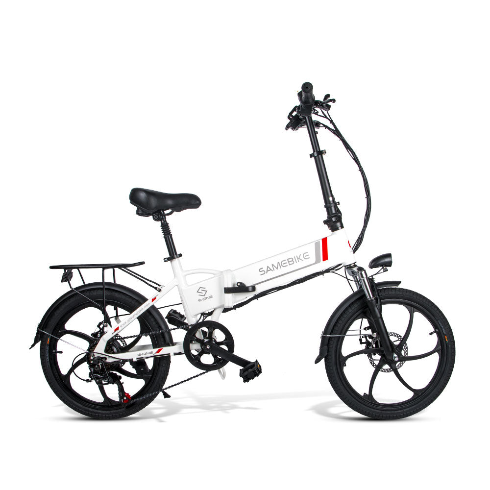 Samebike 20LVXD30 Folding Electric Bike, 48V 350W 10.4AH Smart City E-Bike for Men Women, Top Speed 35km/h Max Load 90KG