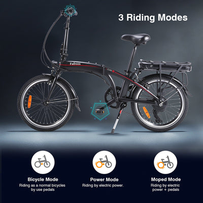 Fafrees 20F039 Electric Bike,20 Inch 250W 10AH Folding E-Bike Top Speed 25km/h Max Load 120kg