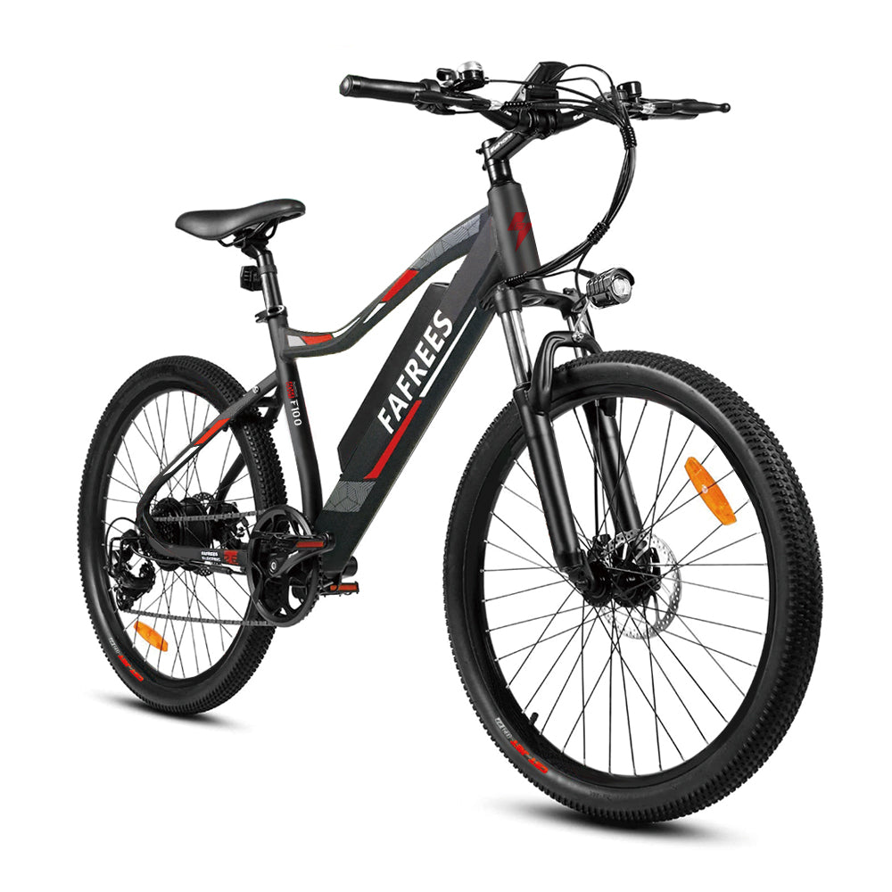 Fafrees F100 electric bike, 26-inch foldable mountain electric bike, 350W motor, 48V 11.6Ah battery, Shimano 7-speed