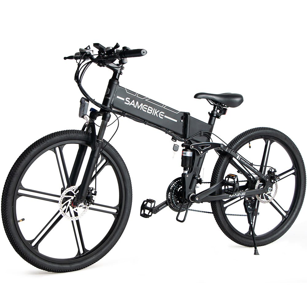 Samebike LO26 Upgrage 26" Electric Bike Foldable 500W Motor Mountain Bike With 10.4Ah / 48V Li-ion battery For adults And Teenagers