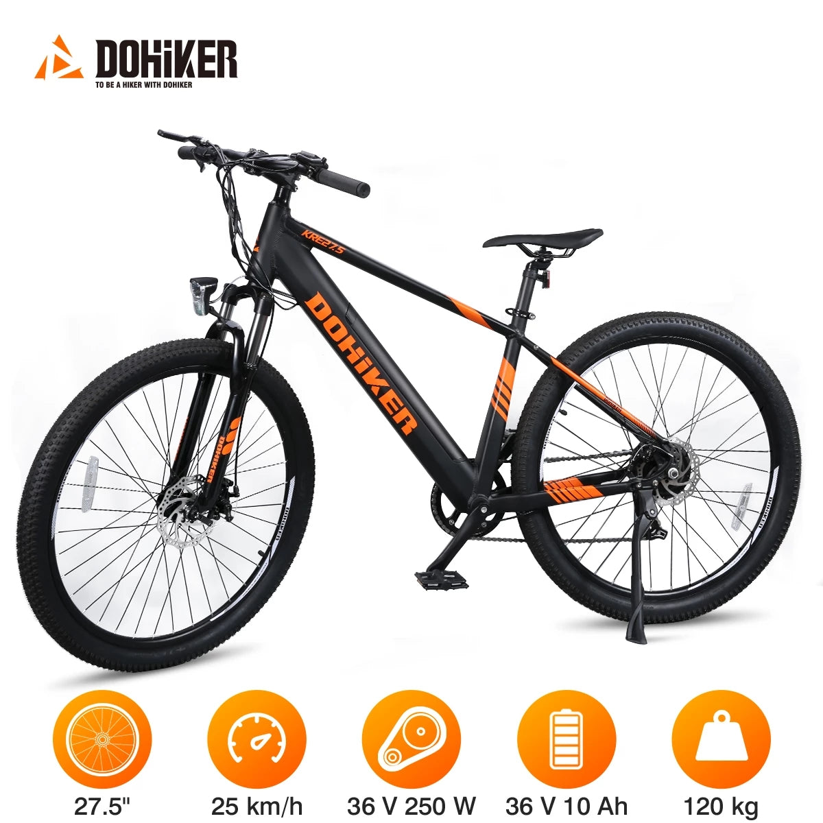 DOHIKER KER27.5  Ebike 10Ah 250W Motor Electric Bicycle