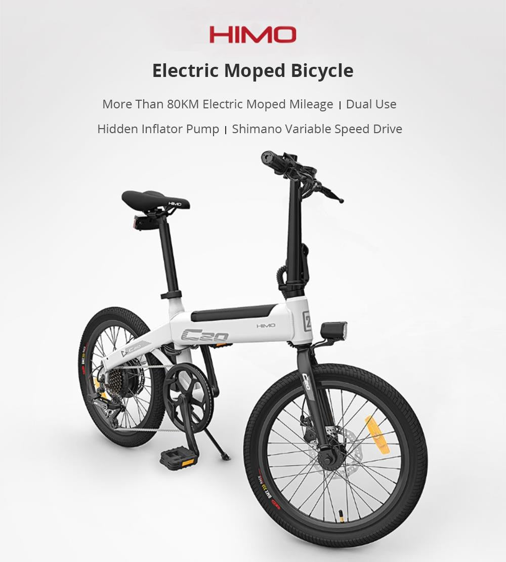 Xiaomi HIMO C20 250W Electric Bike for Adult 10AH Electric Ebike Electric Bicycle load 100kg für pendeln