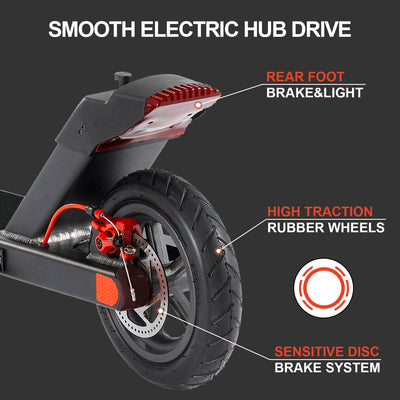 Niubility N1 Electric Scooter 8.5 Inch Folding E-Scooter Kick Push Escooter 250W