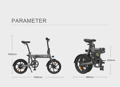 HIMO Z16 250W Electric Bike for Adult 10AH Electric Ebike Electric Bicycle load 100kg für pendeln