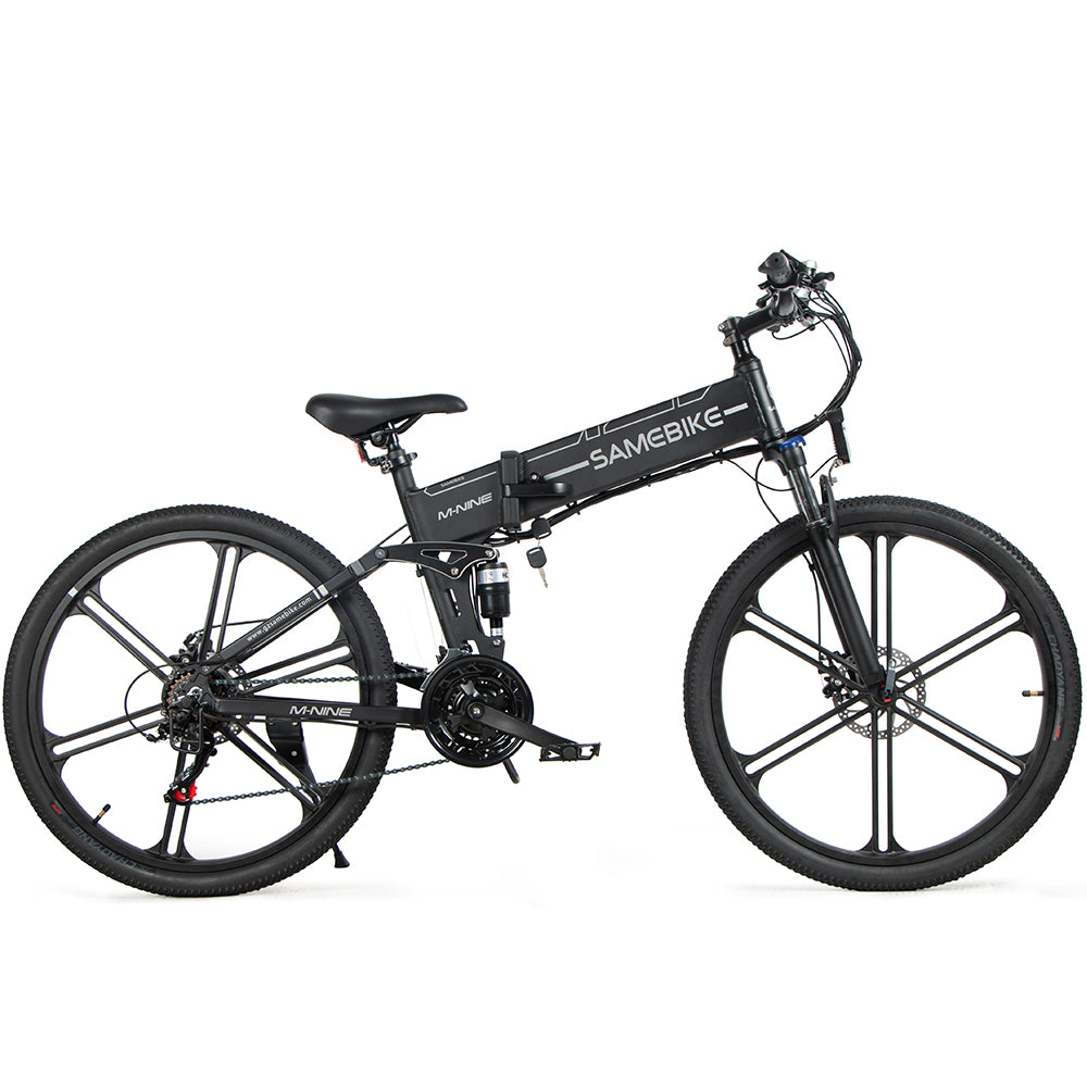 Samebike LO26 Upgrage 26" Electric Bike Foldable 500W Motor Mountain Bike With 10.4Ah / 48V Li-ion battery For adults And Teenagers