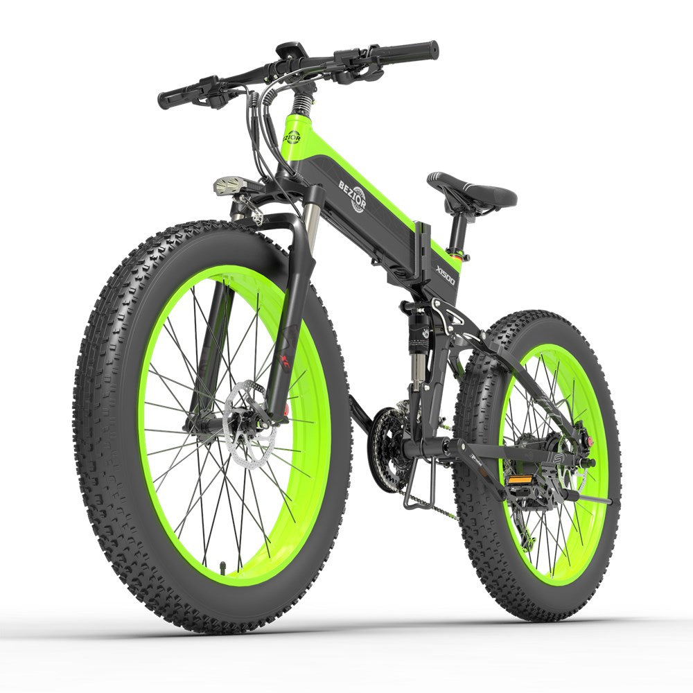 BEZIORX1500 1500W 26 Zoll Klapp Elektrische Fahrrad 48V 12,8 AH Power Assist Elektrische Fahrrad E-Bike 100km SnowBike MTB Fett Reifen ebike 40 KM/h